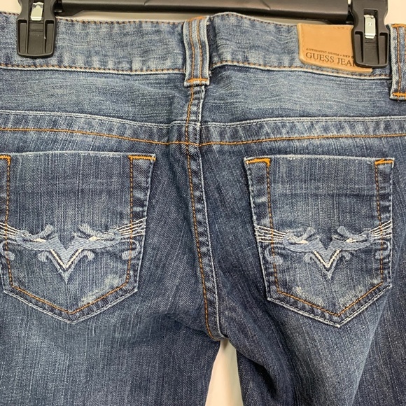 GUESS DAREDEVIL BOOT CUT Distressed Jeans 26 x 31 - Picture 16 of 16